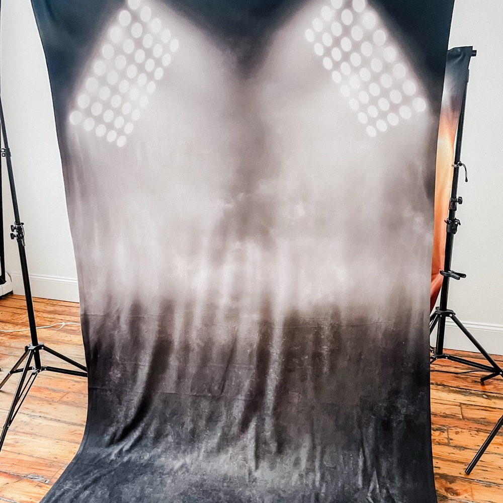 Black and Gray Photography Backdrop